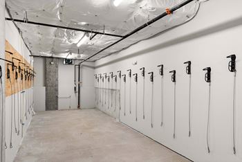 Bike storage and bike wash